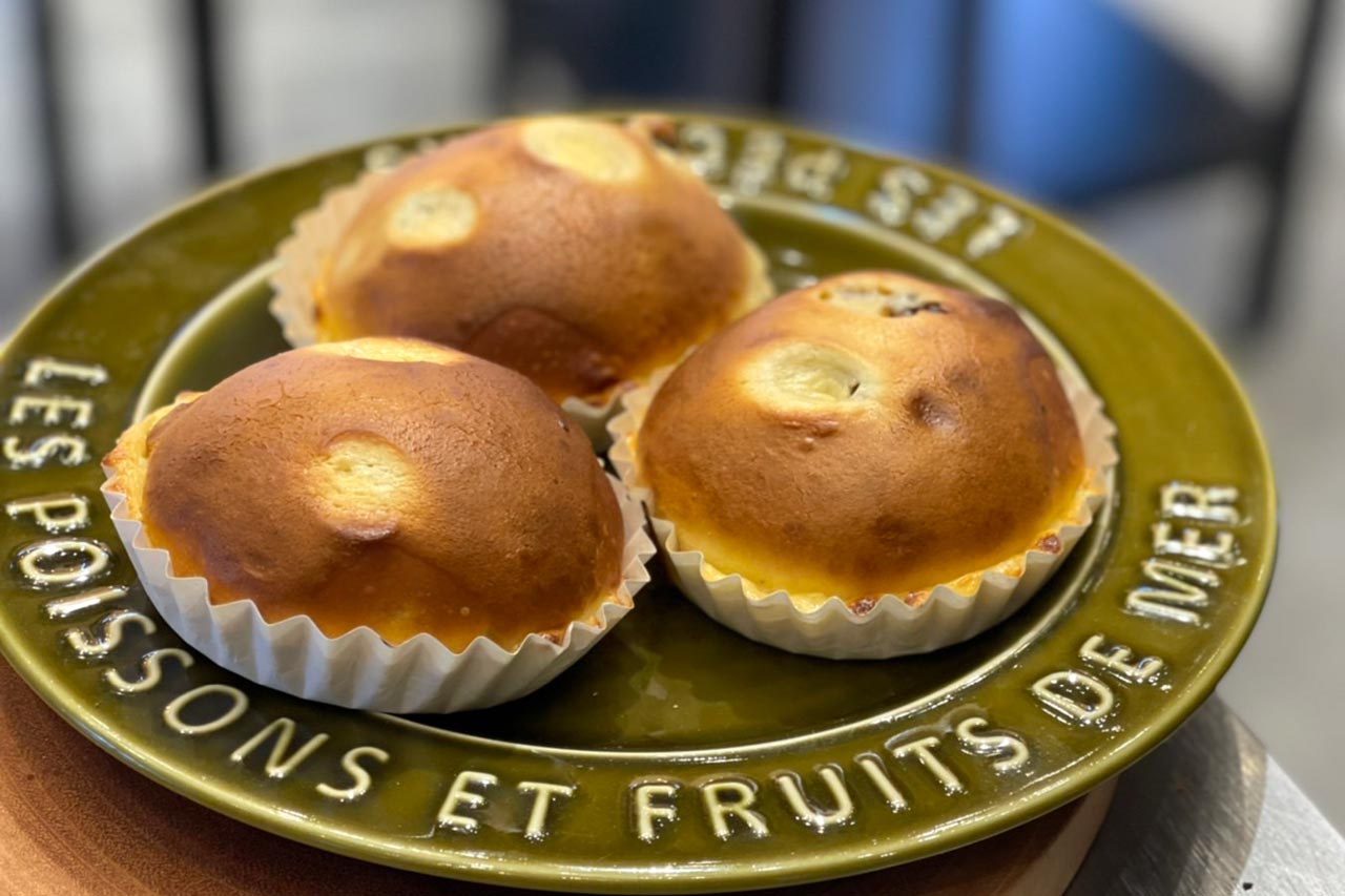 かぼちゃレーズンの焦がしチーズケーキ
